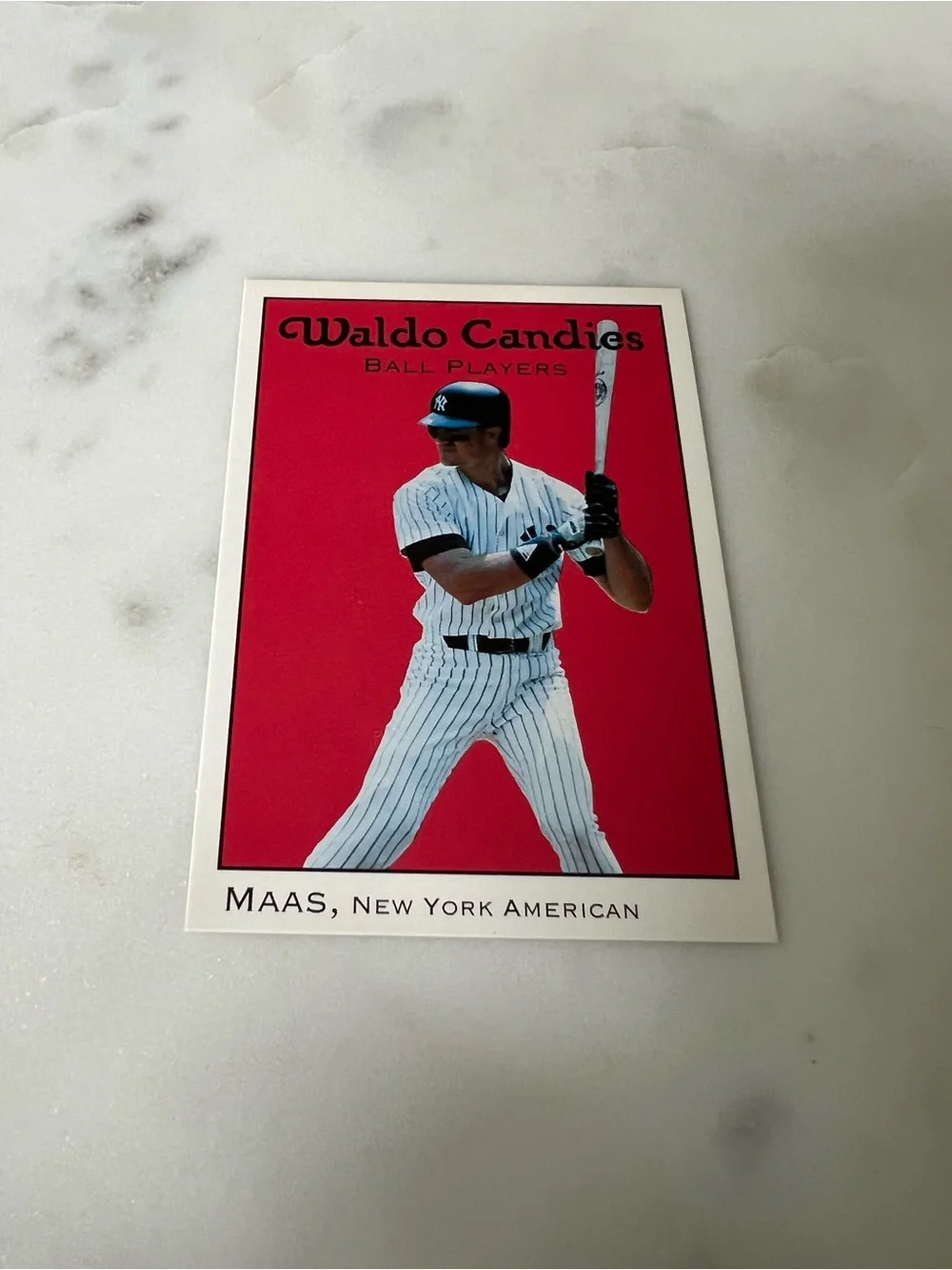 1991 Waldo Candies Kevin Maas #4 New York Yankees - RARE Food Issue Mint
